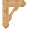 Ekena Millwork Olympic Arts and Crafts Smooth Bracket w/ Offset Brace, Western Red Cedar, 7 1/2"W x 20"D x 24"H BKT0806X20X24OLY03SWR - alternate 2